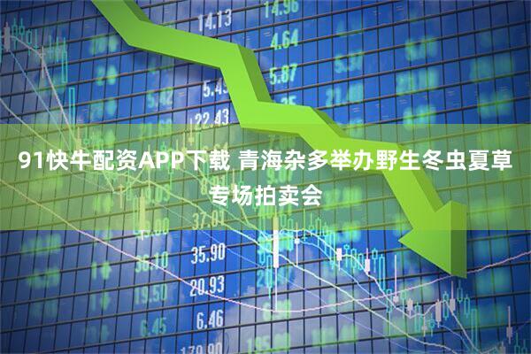 91快牛配资APP下载 青海杂多举办野生冬虫夏草专场拍卖会